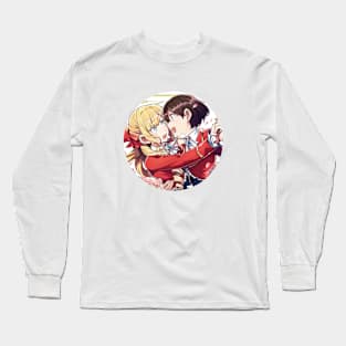 In Love With The Villaines | Yuri Anime and Manga | Rae x Claire ~  Watashi no Oshi wa Akuyaku Reijou Long Sleeve T-Shirt